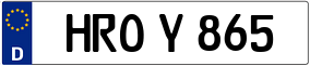 Truck License Plate